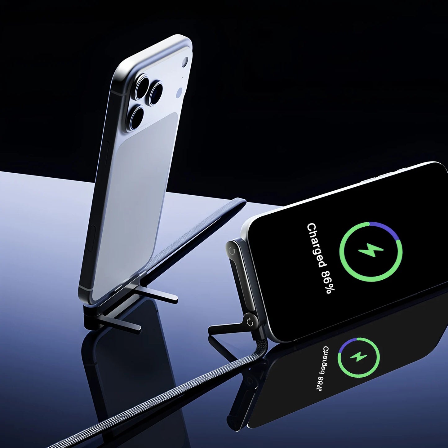 Flat Phone Charger | Phone stand